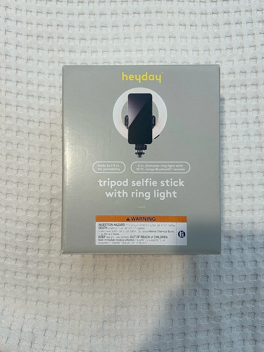 Tripod Selfie Stick with LED Ring Light